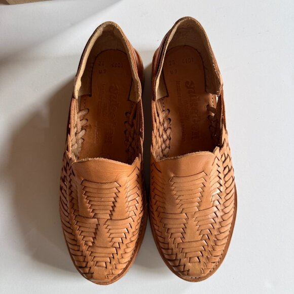 YUKETEN Alejandro Huarache Sandals – Natural Leather – US 9 – Handmade in Mexico - Picture 5 of 7